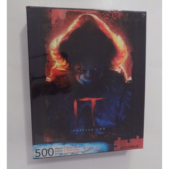 IT Chapter Two Aquarius Puzzle Board Pennywise Cover of 500 Pieces - Picture 1 of 5